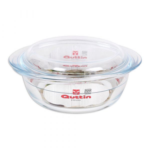 Quttin Recipiente de Cozinha Cristal Redonda