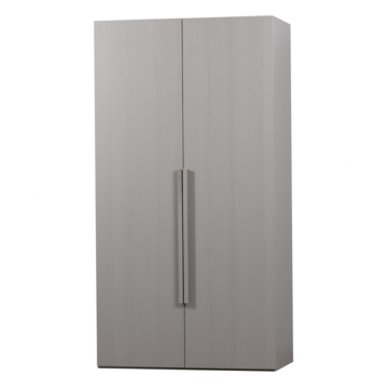 WOOOD kledingkast 2-deurs Rens lichtgrijs hout 210 x 110 x 58 cm