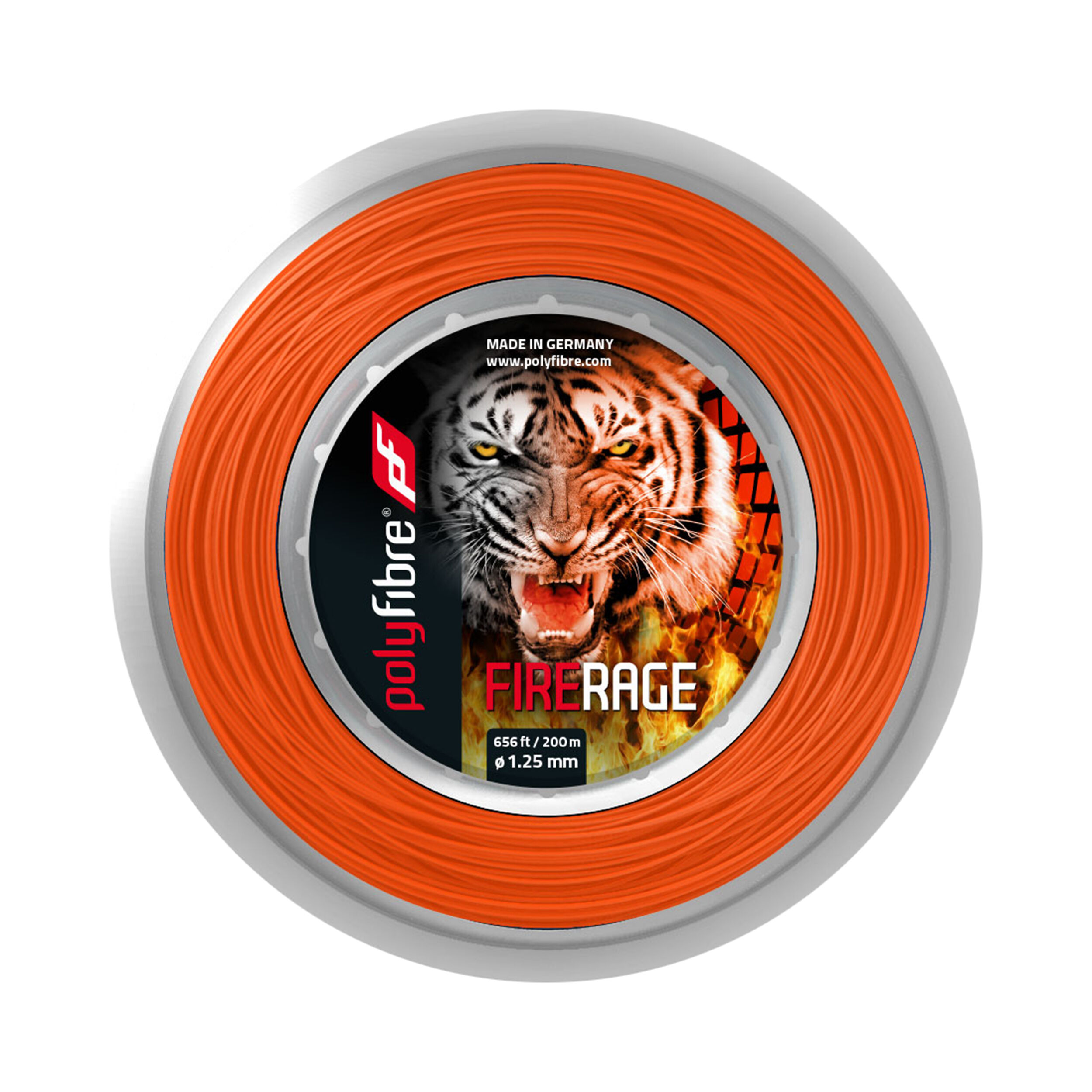 Polyfibre Fire Rage 200m Bobine Cordage - Rouge