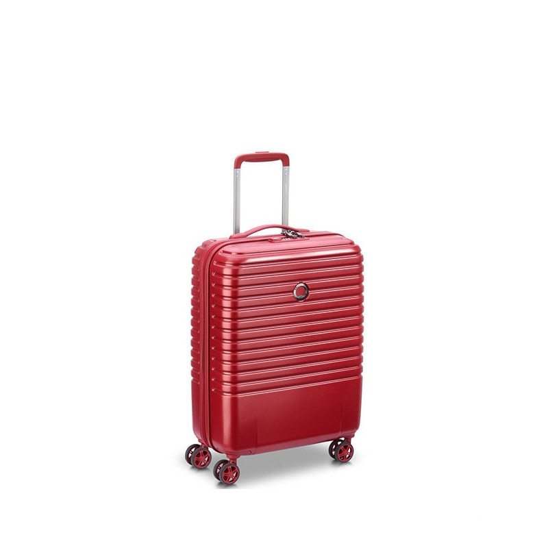 Valise cabine rigide Caumartin Plus Slim 55 cm Rouge
