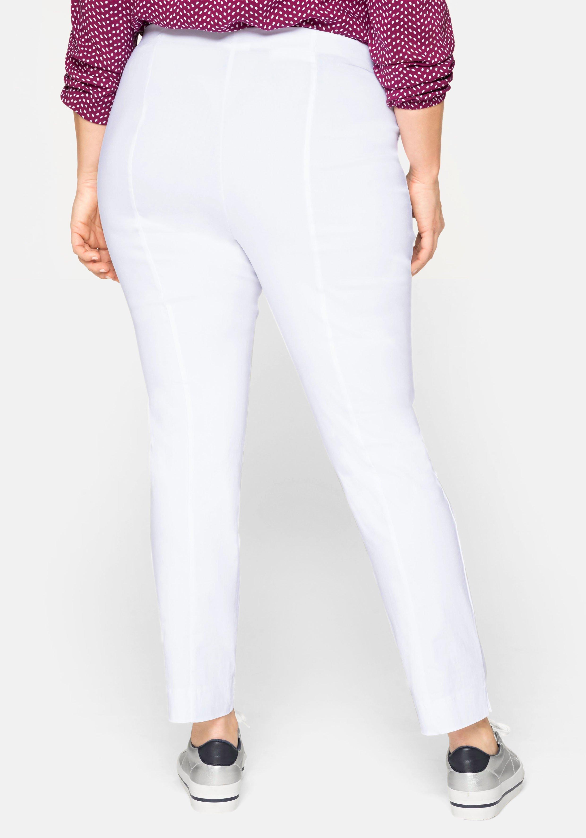 BASIC Schmale Bengalin-Stretch-Hose