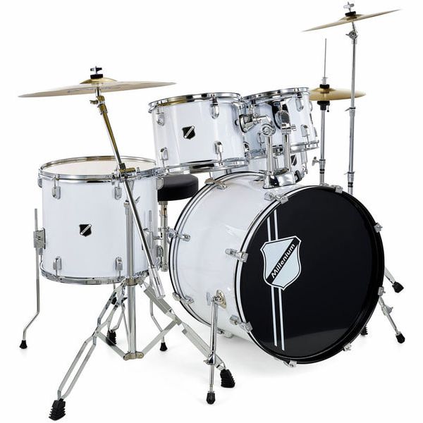 Millenium Focus 22 Drum Bundle White