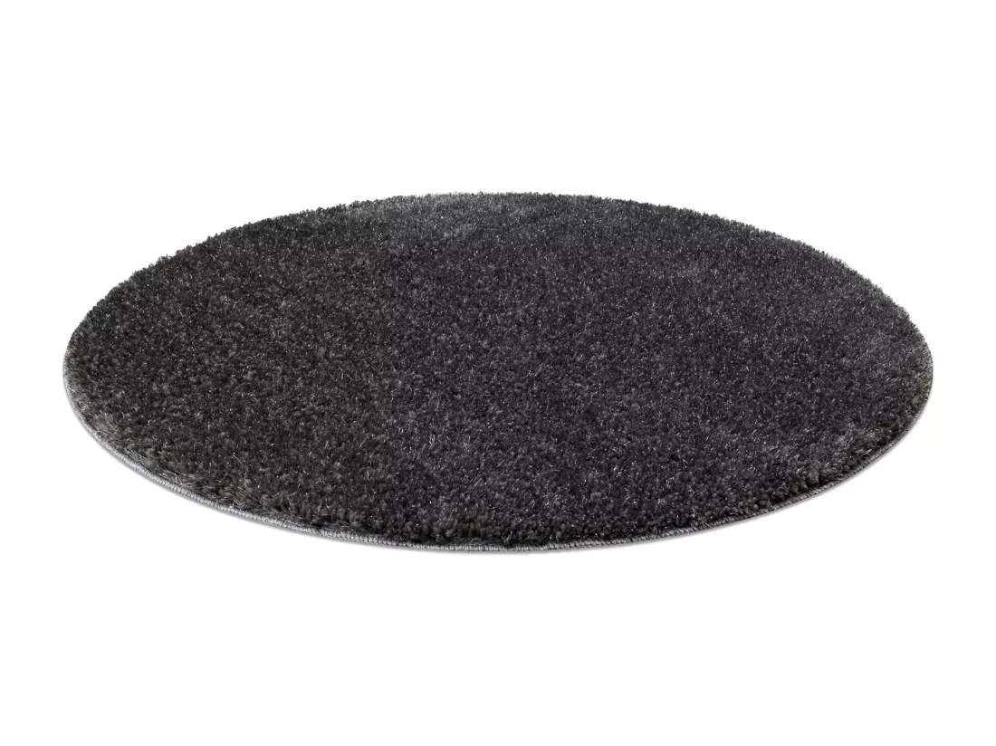 Tapis de salle de bain SYNERGY cercle, glamour, antidérapant, doux - cercle 67 cm