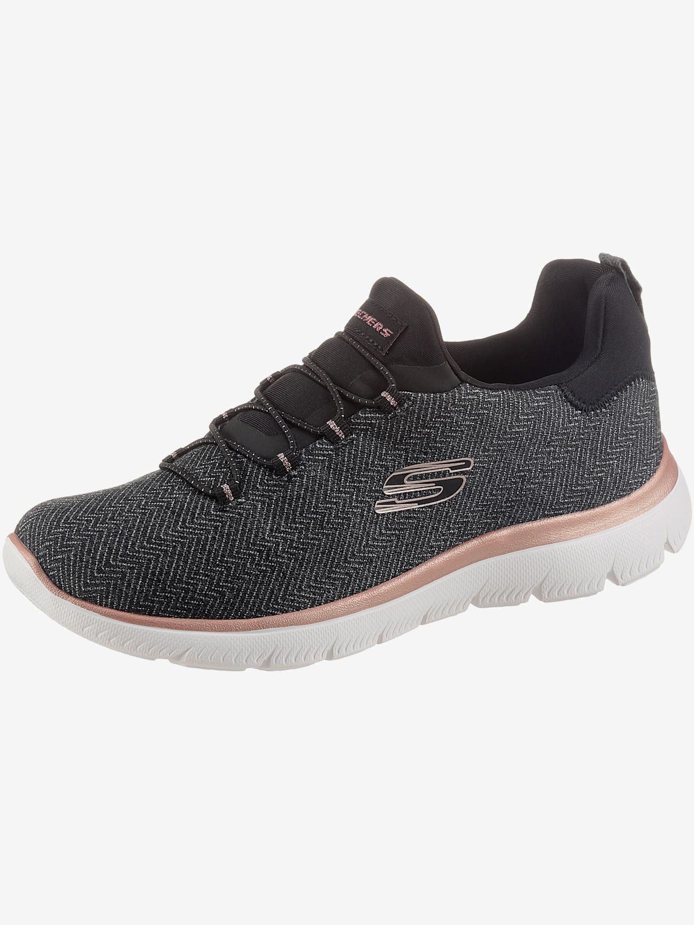 Sneakers slip on élastique confortable à enfiler