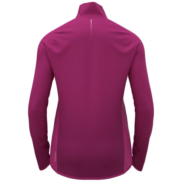 Veste ski de fond ODLO ZEROWEIGHT PRO WARM HYBRID JACKET W FESTIVAL FUCHSIA