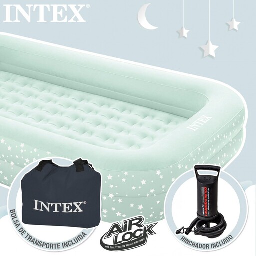 Colchão inflável infantil Intex com bomba