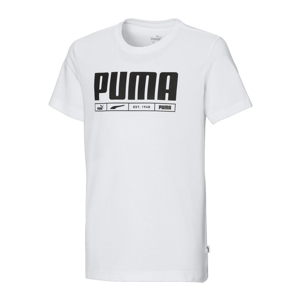 Puma T-shirt Blanc Garçon Puma Blank