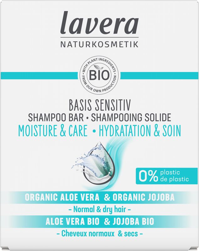 Lavera Shampoobar basis sensitiv mois ture&care D-EN-F-IT (50 gr)