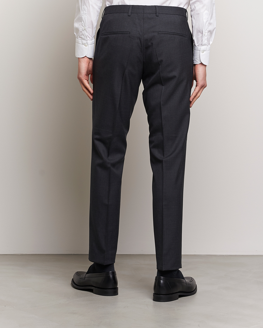 Oscar Jacobson Diego Wool Trousers Grey