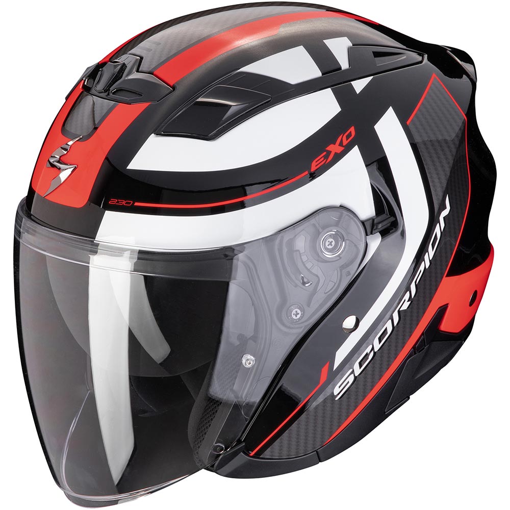 Scorpion - Casque Exo-230 Pul Noir / Blanc / Rouge