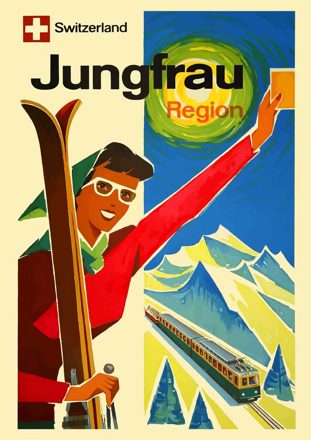 Schweiz Skifahren