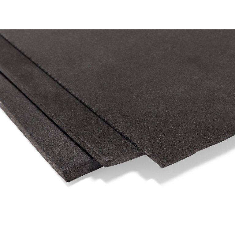 Zellgummi Matte, schwarz