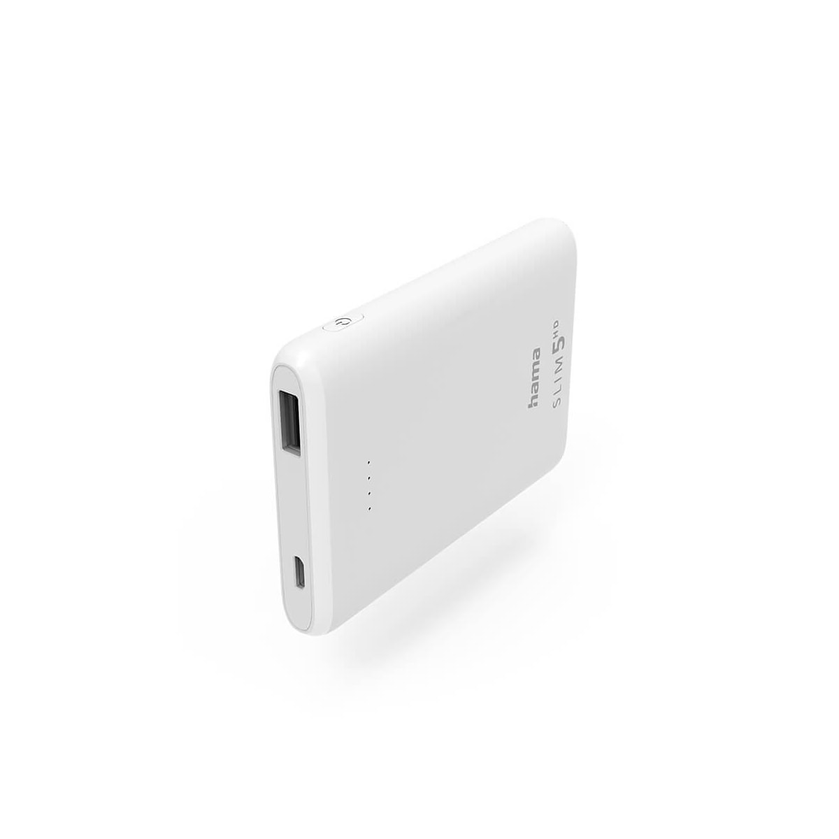 Hama Powerbank Slim 5000mAh Hvit