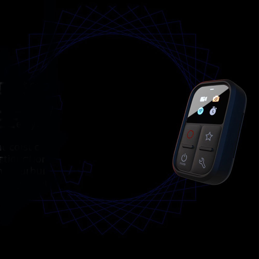 Smart Wireless Fernauslöser Remote Control mit LED Display für GoPro Hero 10/9/8/Max - Schwarz