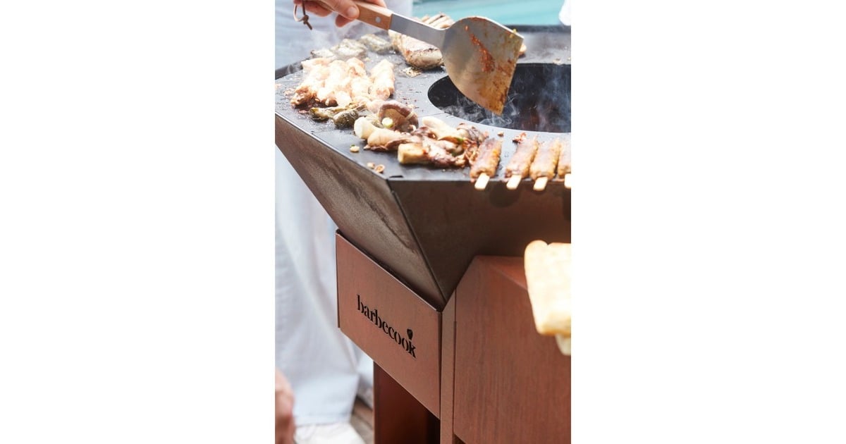 BarbecookNestor Island uit cortenstaal barbecue