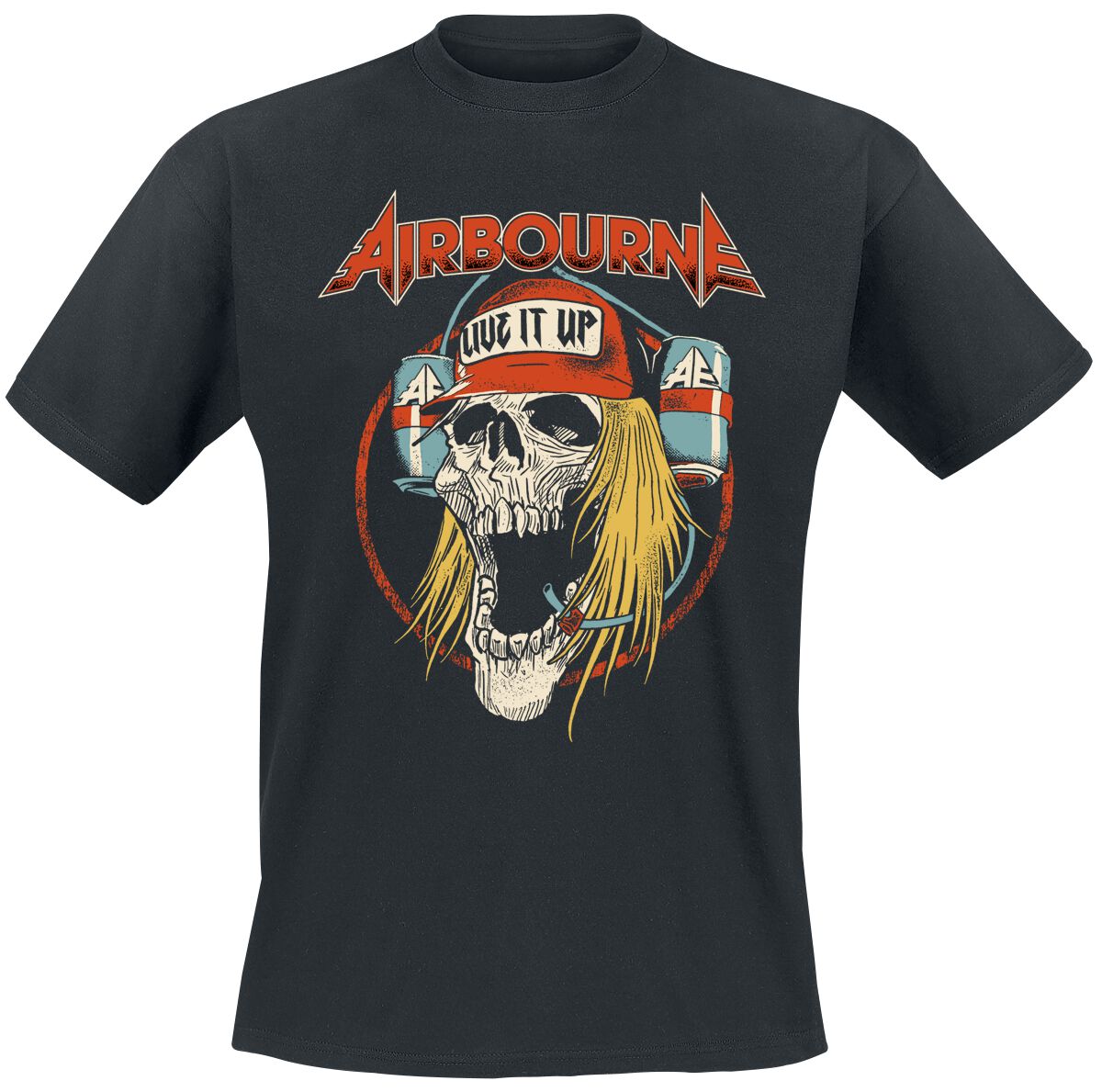 Live It Up | Airbourne T-Shirt Manches courtes