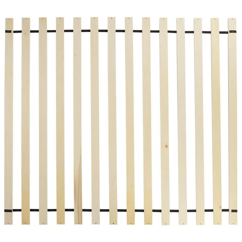 LESTRE - Tweepersoonsbed - Groen - 160 x 200 cm - Linnen