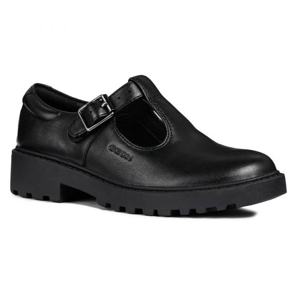 Geox J8420e00043 Casey Shoes Preto EU 36 Rapaz