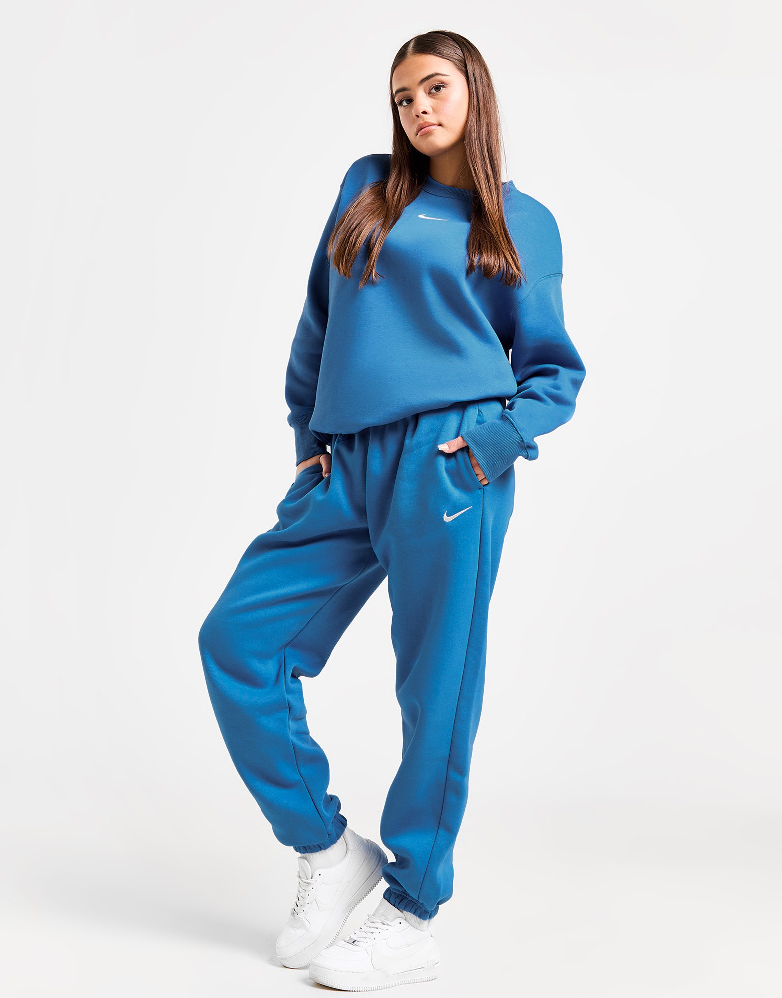 Nike Pantalon de jogging oversize à taille haute pour Femme Sportswear Phoenix Fleece