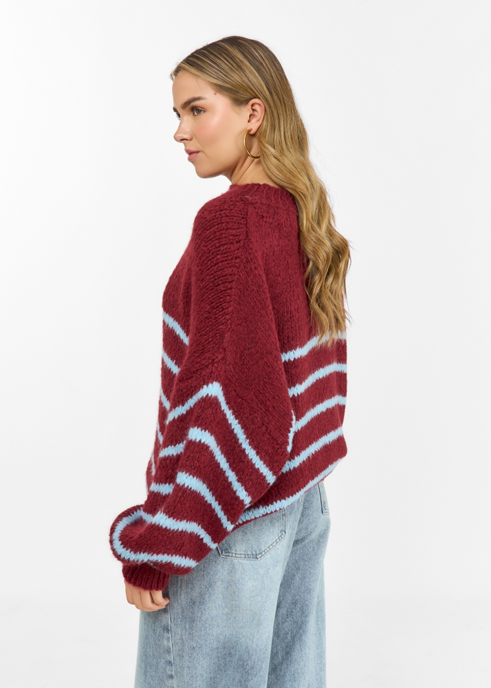 Anouk trui burgundy