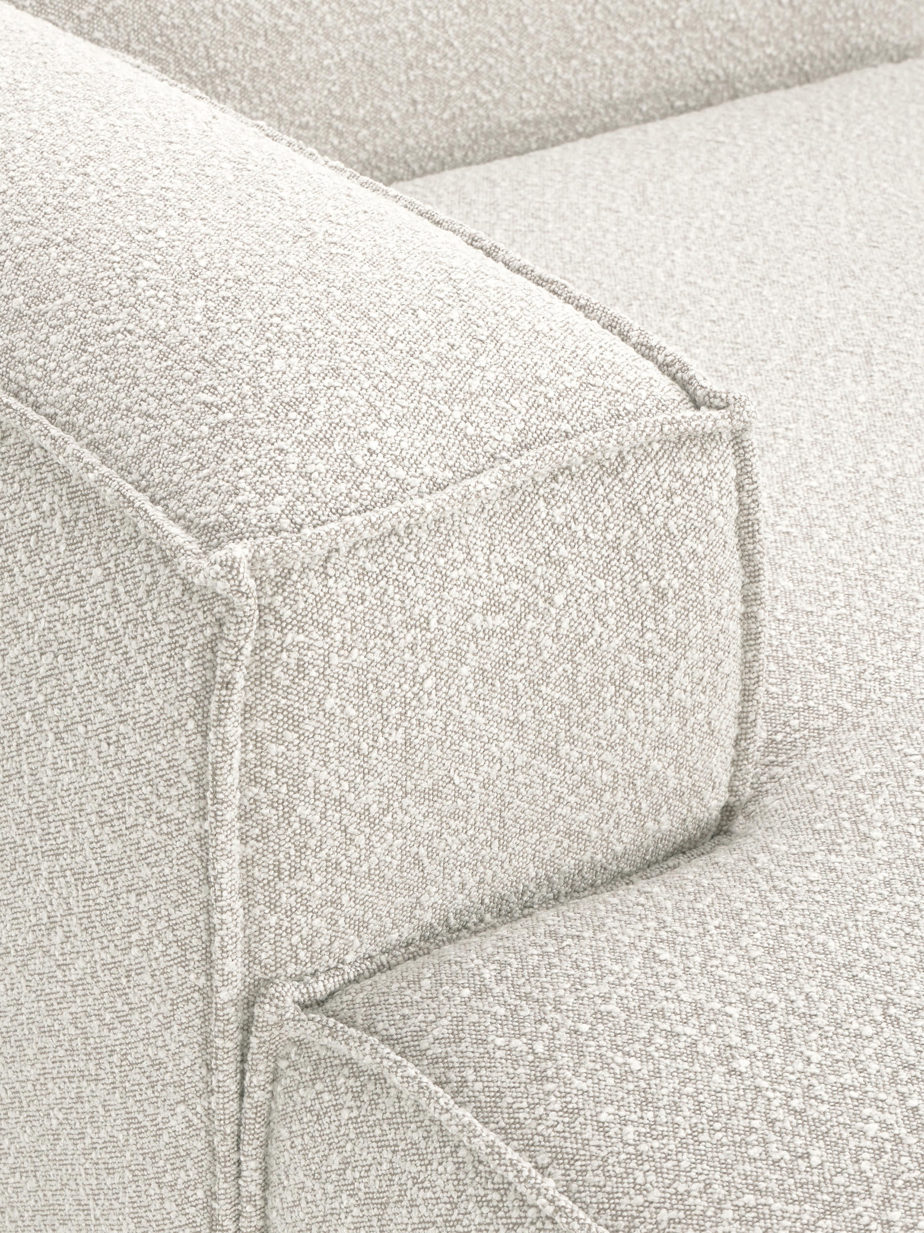 Modulaire U-bank Lennon uit bouclé