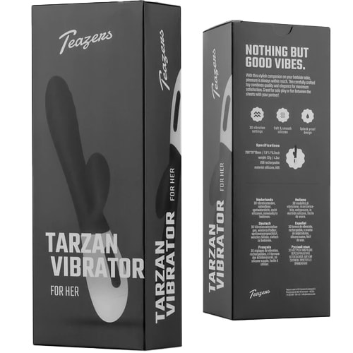 Vibromasseur & stimulateur Rabbit - Noir