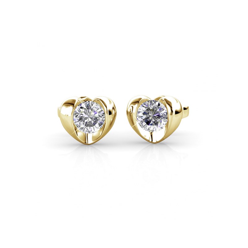 Parure Simply Love - Doré et Cristal