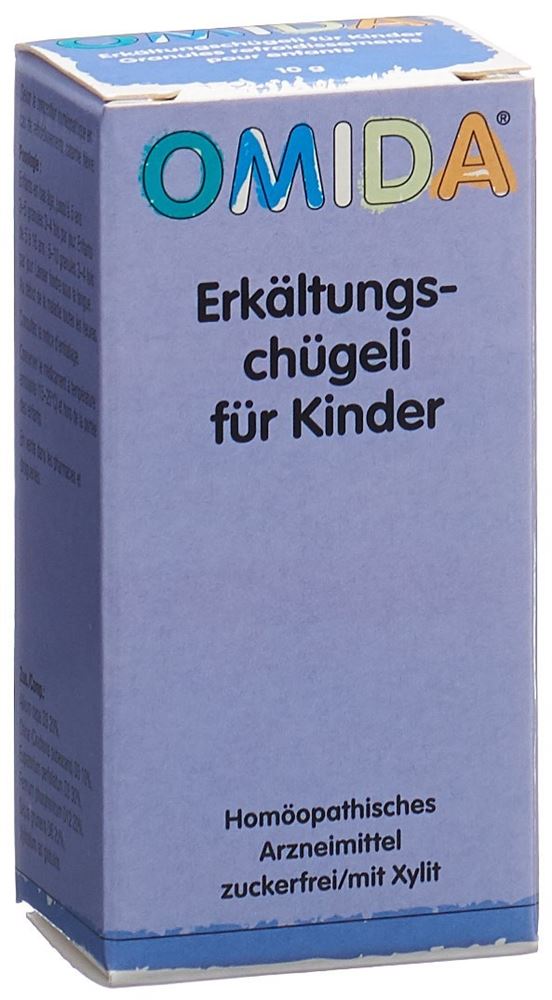 Omida Erkältungschügeli für Kinder Glob ohne Zucker Fl 10 g