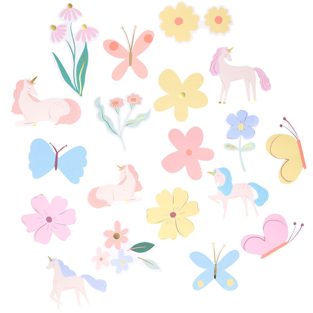 Meri meri stickers eenhoorn - 25st