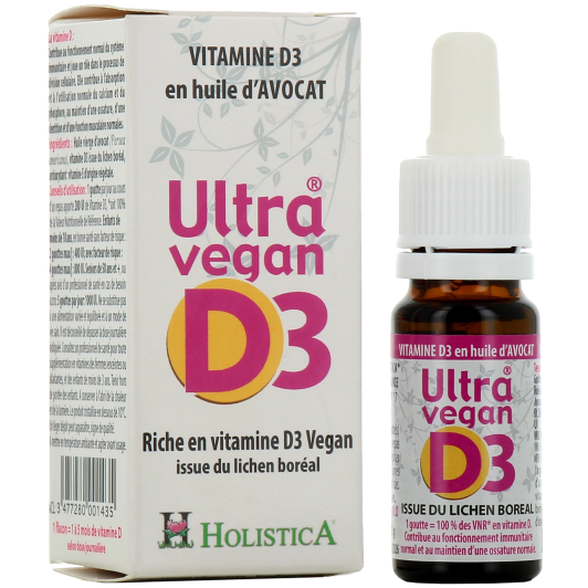 Holistica Ultra Vegan D3 - Vitamine D végétale