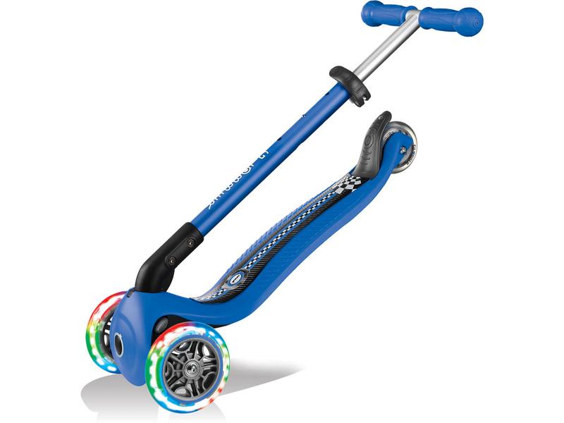 GLOBBER Scooter Primo Foldable Fantasy Lights Blau Faltbares Kickboard