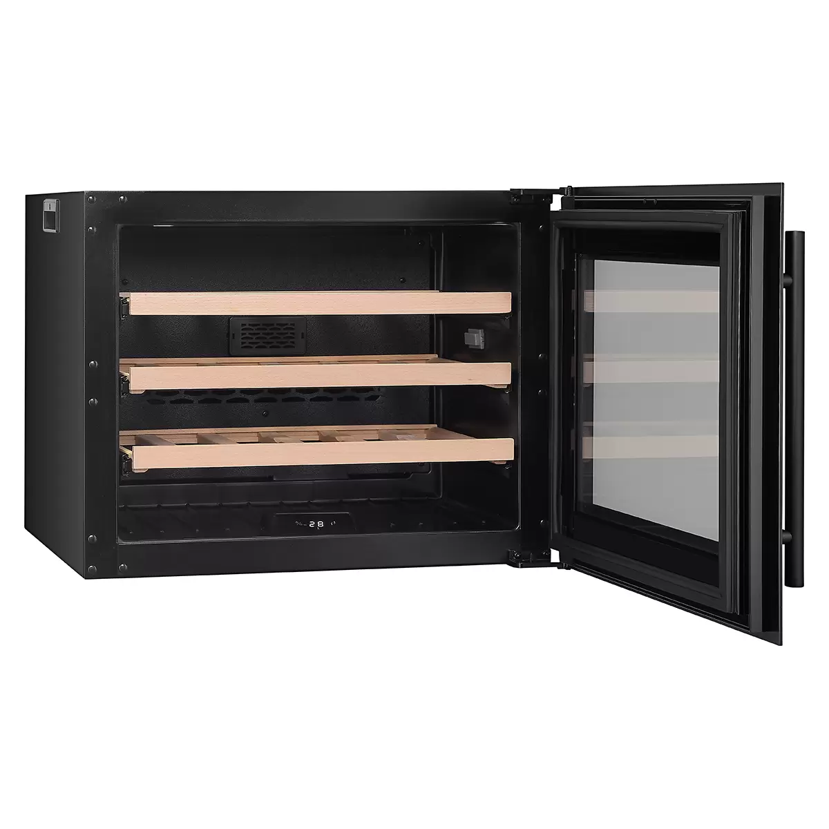 Einbau-Weinkühlschrank 51L Trisa Dual Zone Schwarz