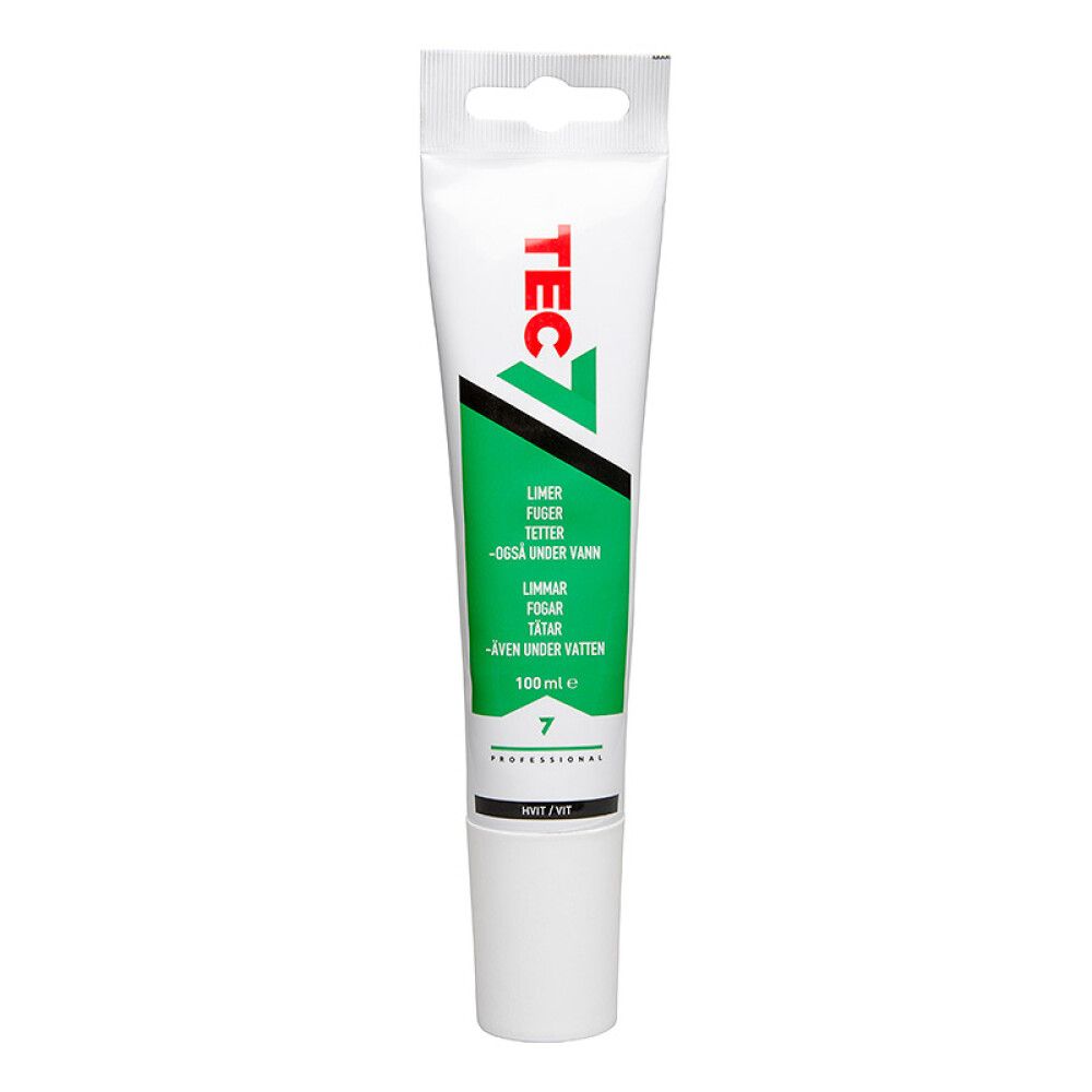 FUGEMASSE TEC7 100ML HVIT