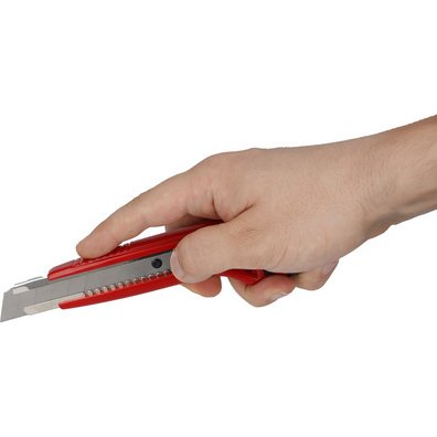 Cuttter PREMIUM, lame: 9 mm, rouge/noir