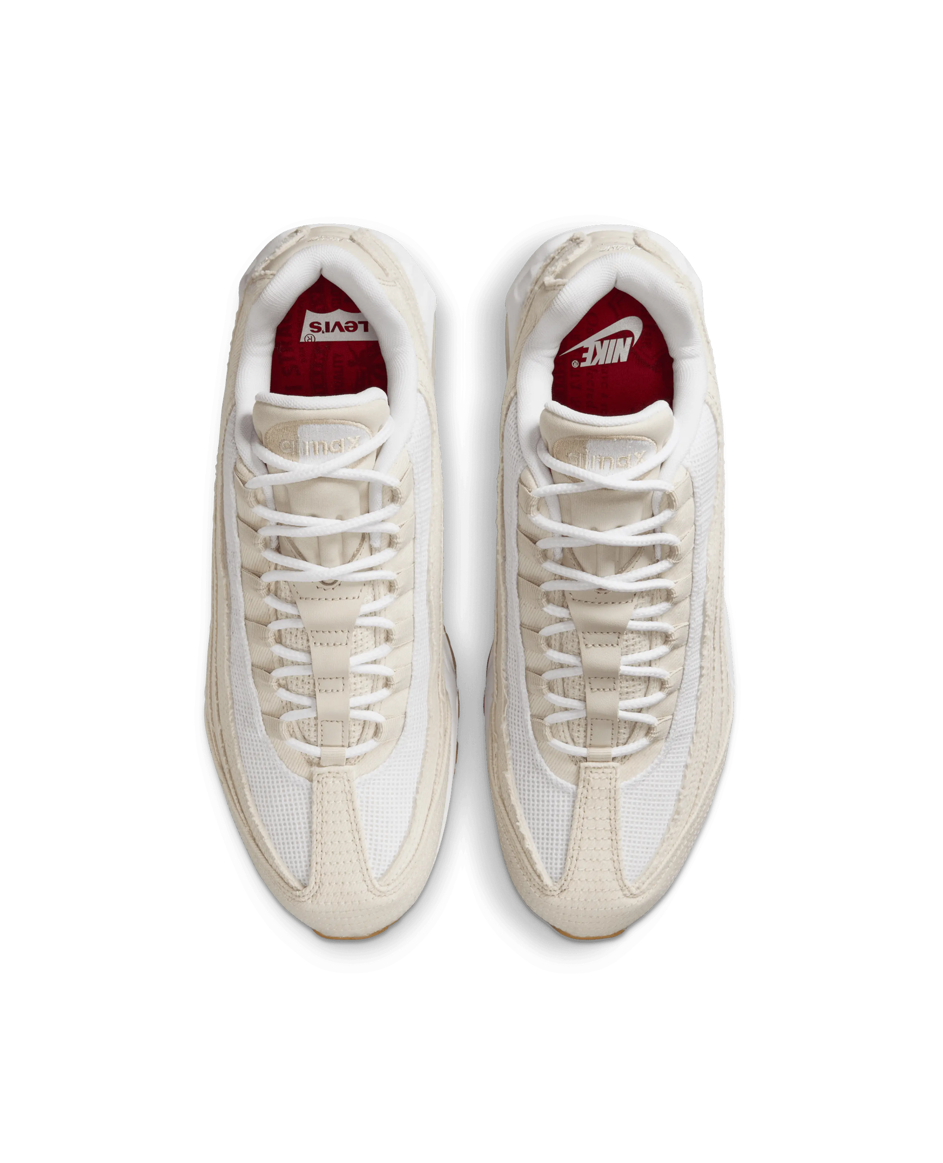 Nike Air Max 95 OG (LT Orewood BRN/White-Gym Red)