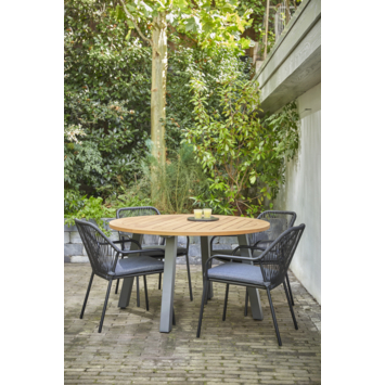 Wakefield eettafel Paros hout 130 x 130 cm