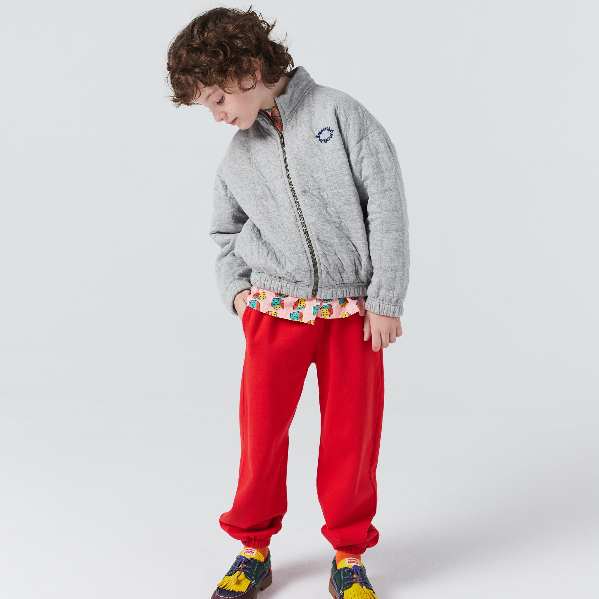 Steppjacke Tic Tac Toe Heather Grey