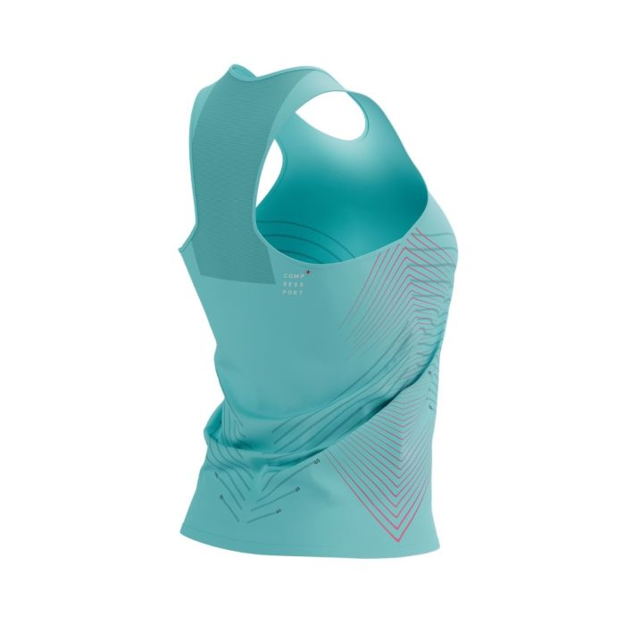 Compressport Dame Singletter Performance Singlet Blå