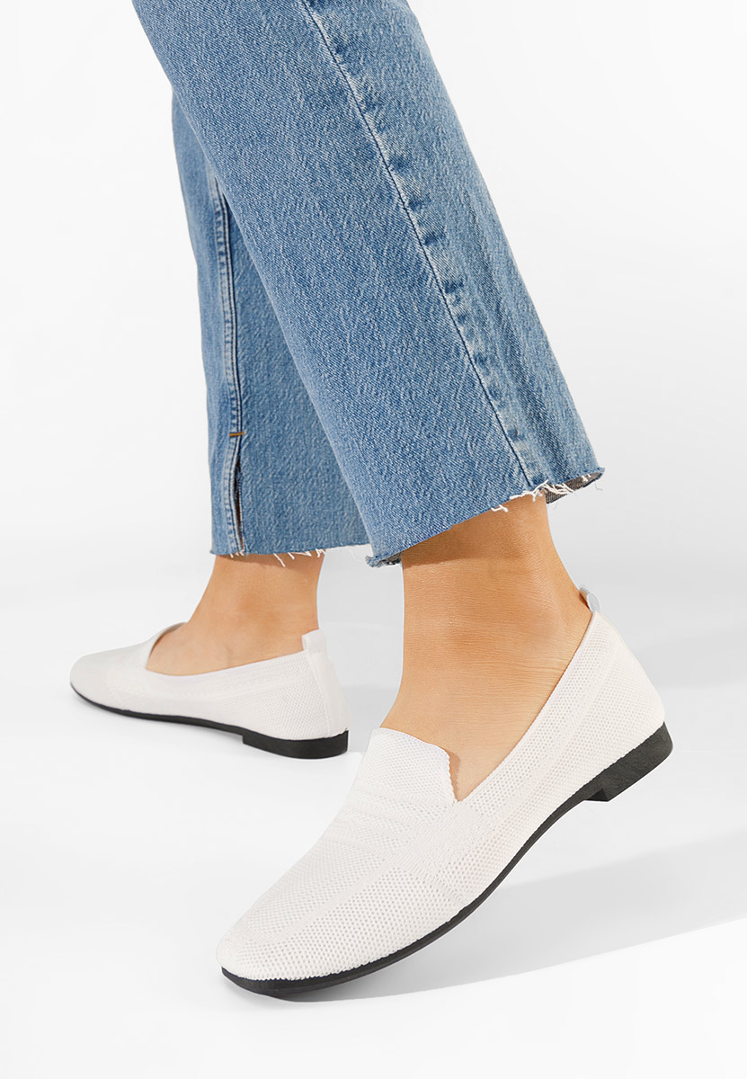 Mocassins femme blancs Kirrana