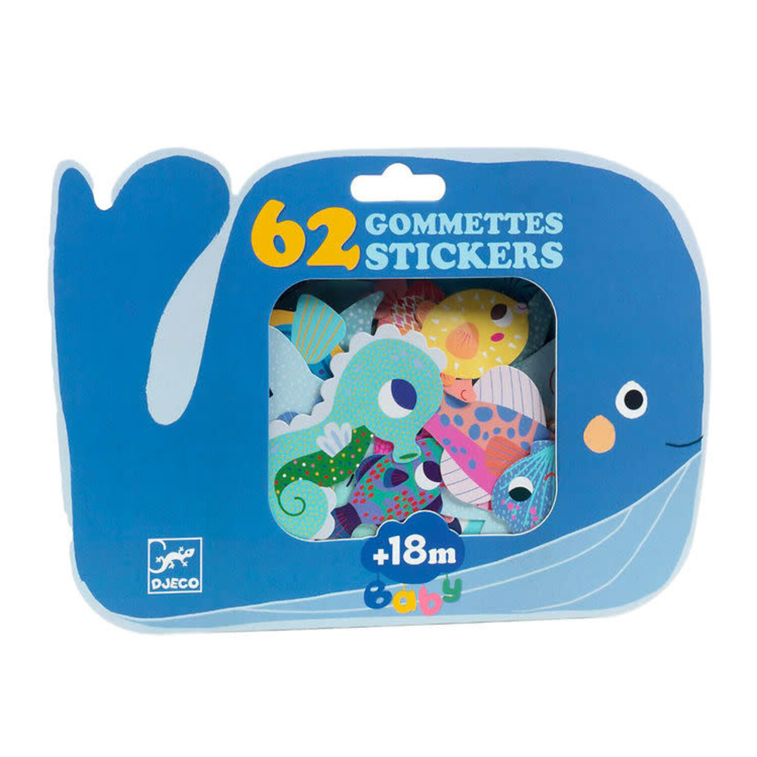 Djeco | Big stickers | Sea animals