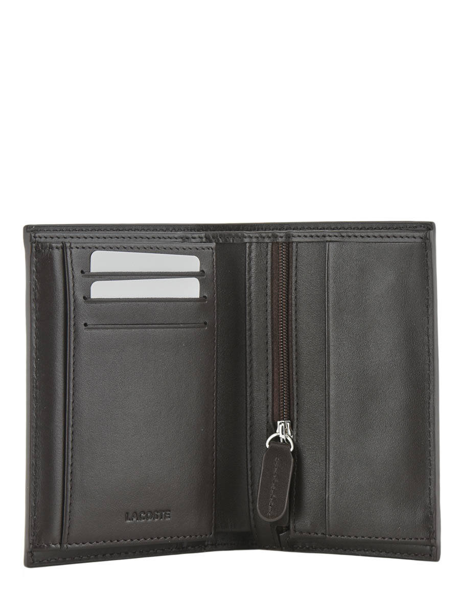 Portefeuille cuir LACOSTE