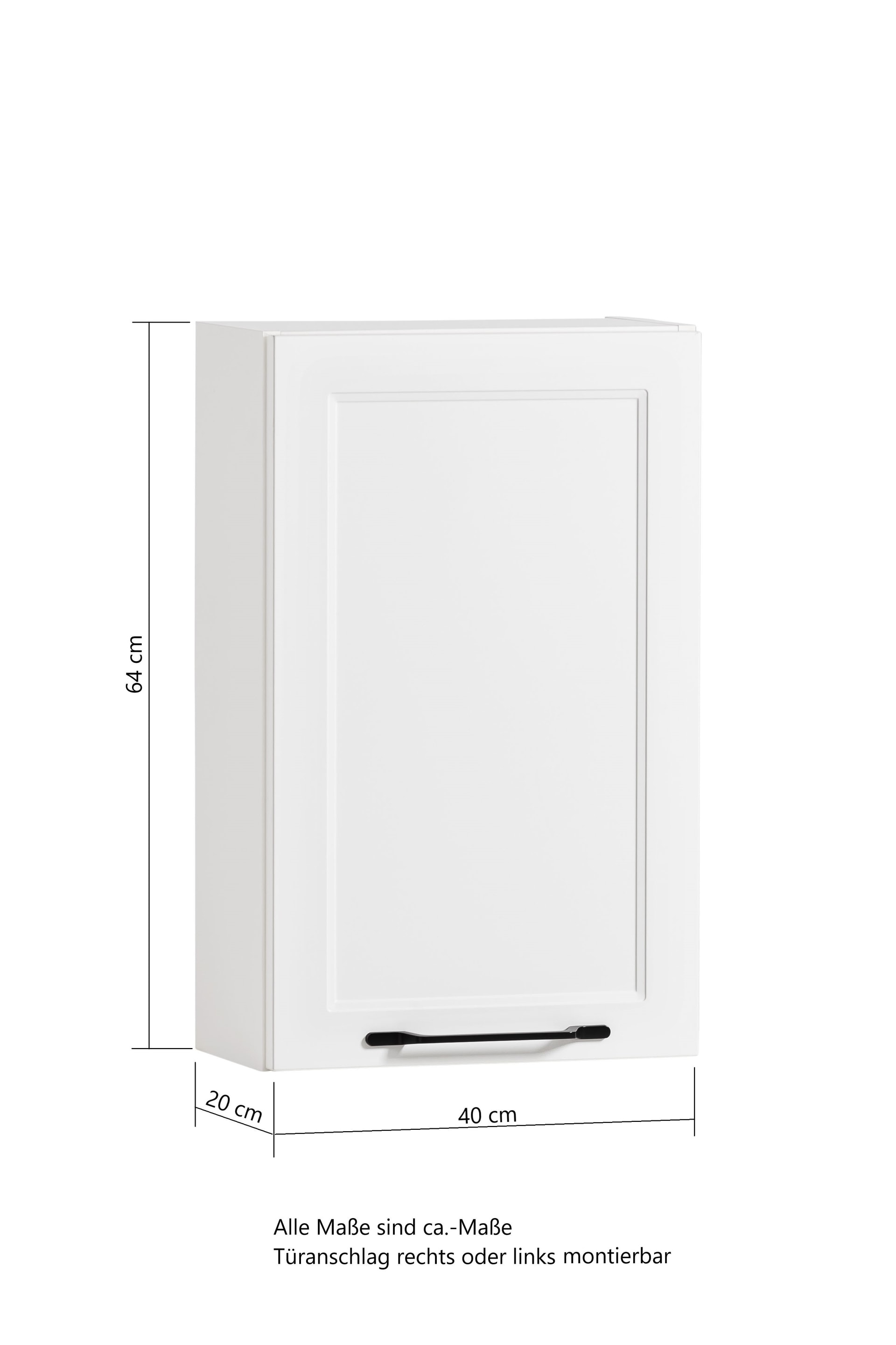 Hängeschrank Lüttich beige B/H/T 40x64x20 cm