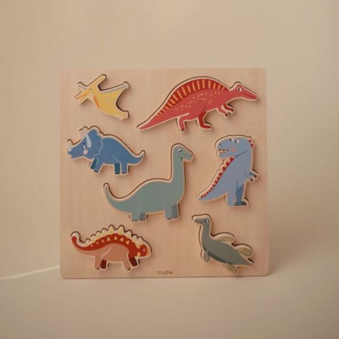 Mushie puzzel - dino