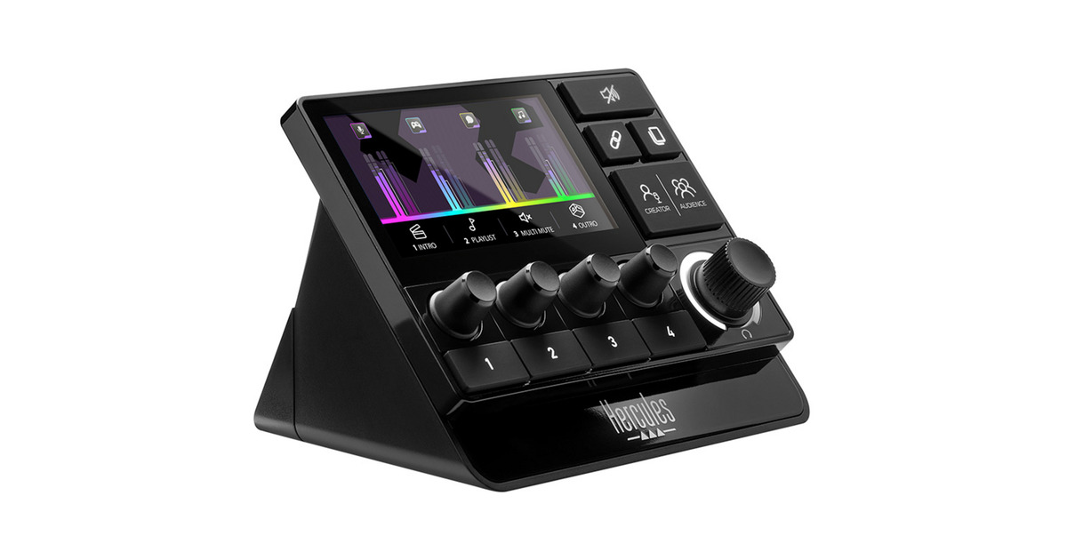 HerculesStream 200 XLR mengpaneel