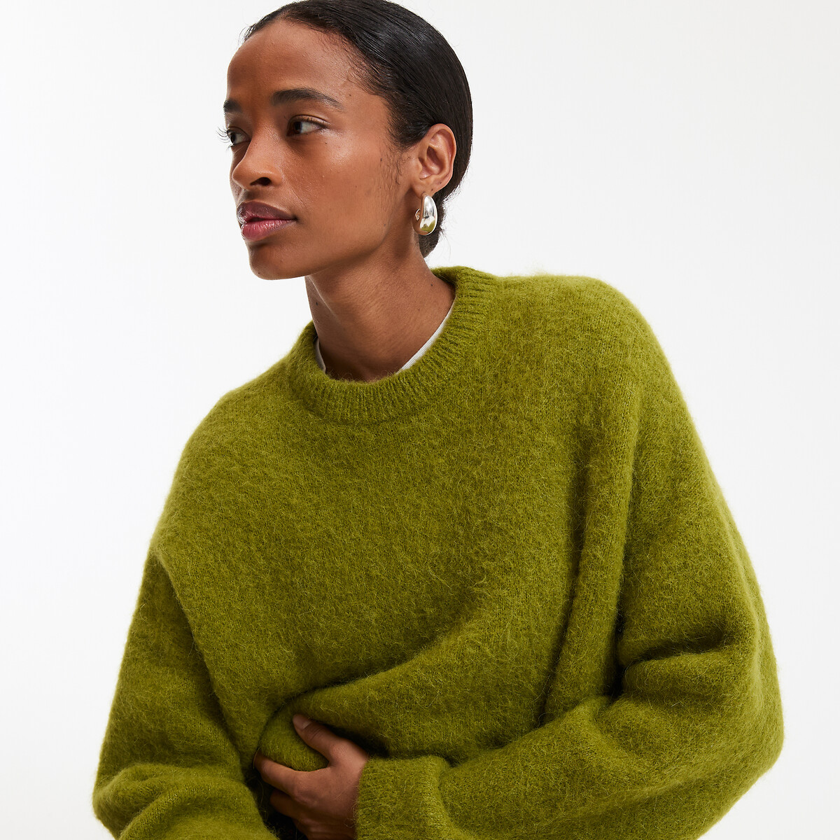 COLEÇÕES LA REDOUTE<br>Trui van alpacamix, Assinatura LYNE