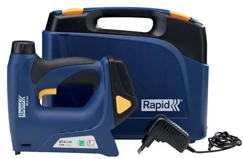 Rapid BTX140, Hæftepistol, Sort, Blå, Gul, 20 skud/min, 6 mm, 1,4 cm, No. 140