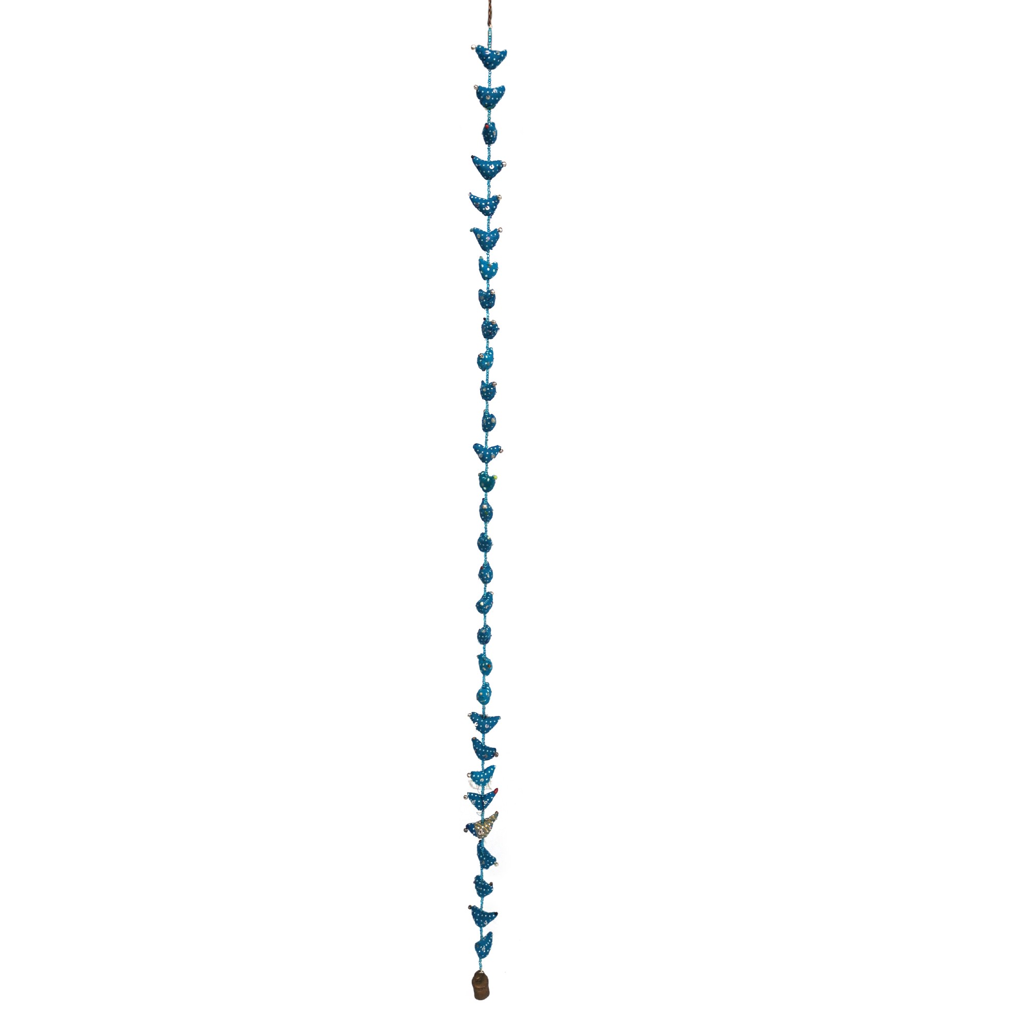 20er Girlande 'Vögel' hängend, türkis, T 4,5 cm, B 2,5 cm, H 125 cm günstig bestellen