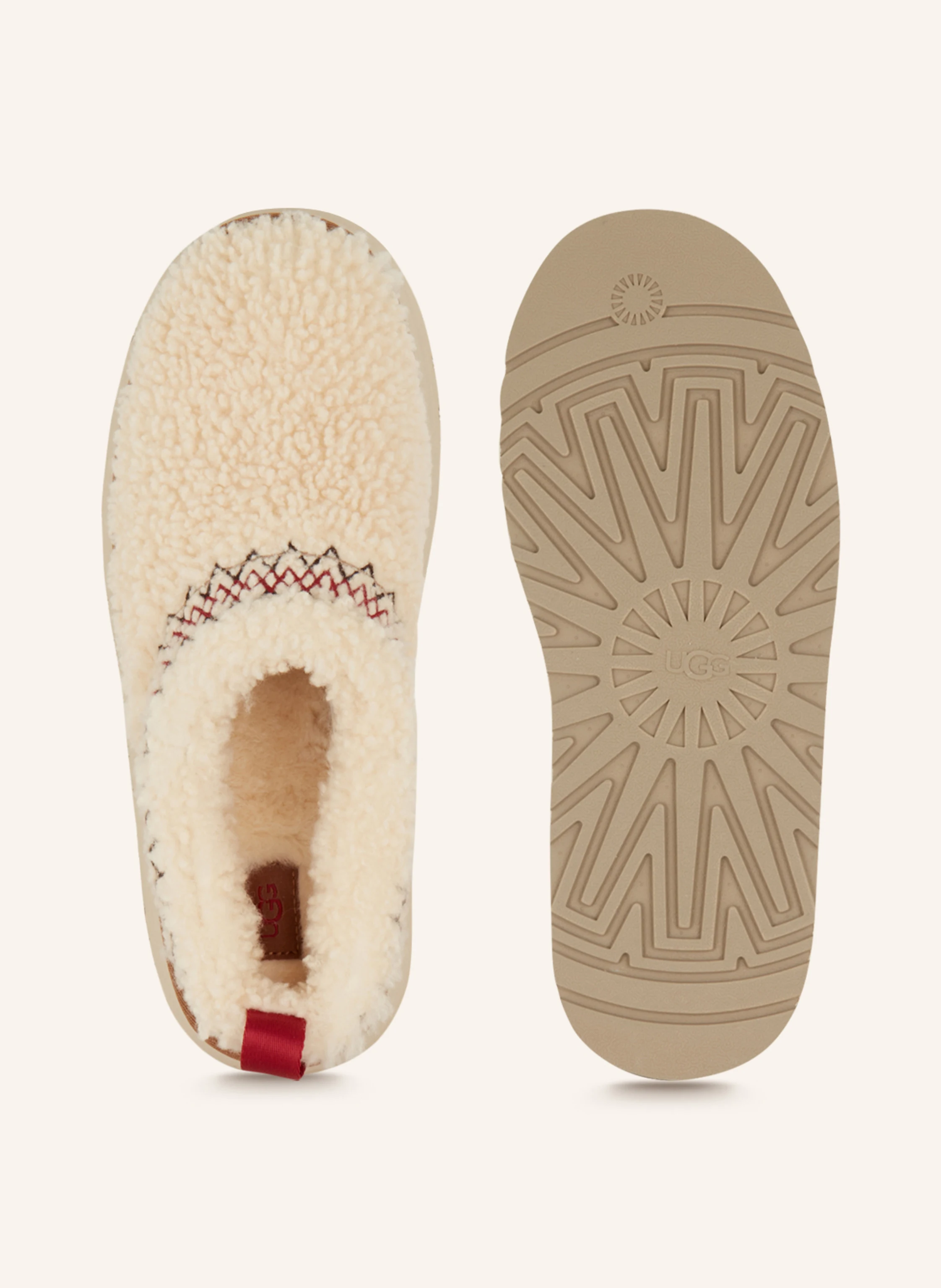 UGG Plateau-Pantoletten TAZZ mit Kunstfell