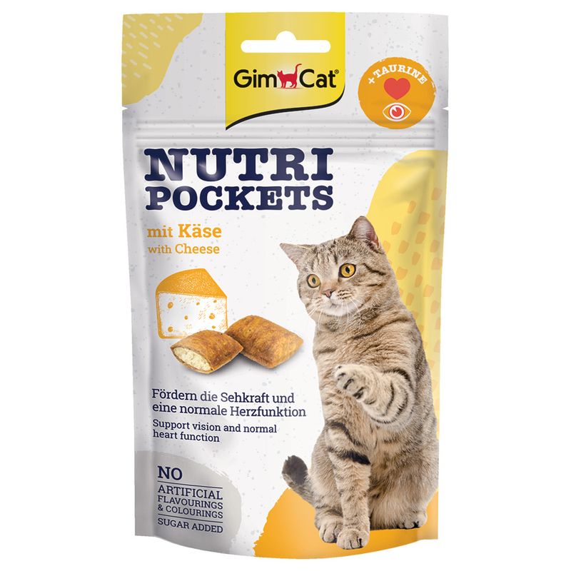 GimCat Nutri Pockets fromage pour chat