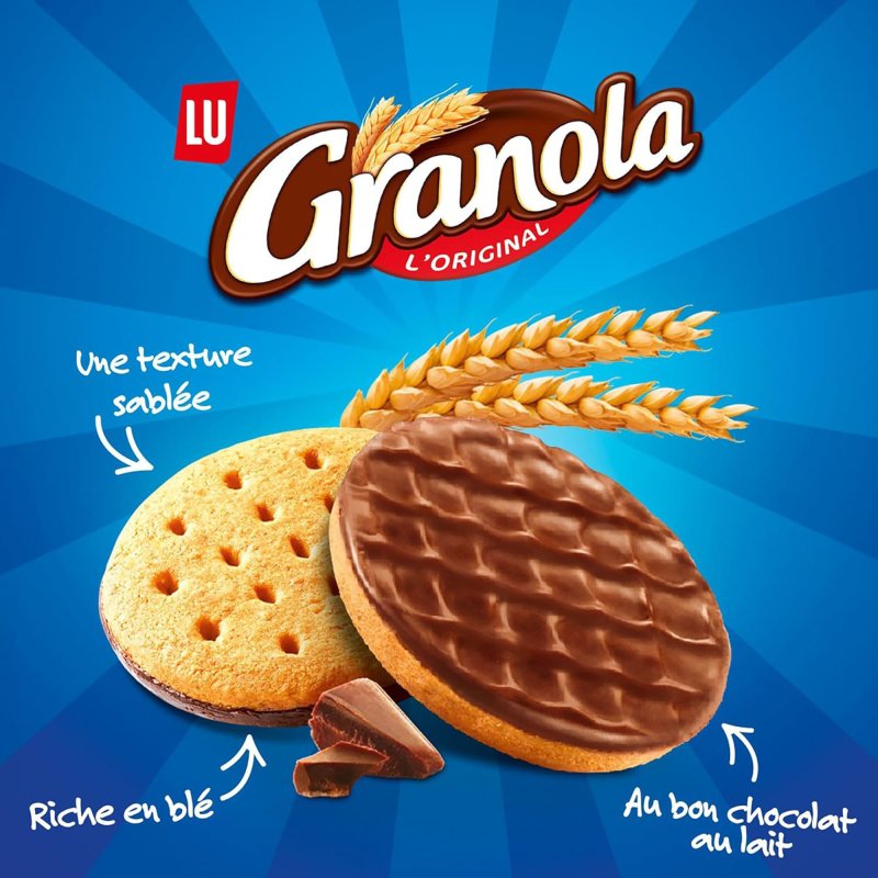Granola chocolat au lait Lu - Paquet de 200 g